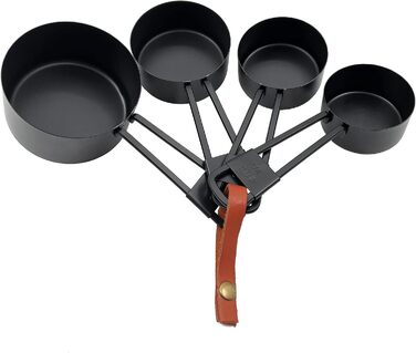 4pcs Stainless Steel Measuring Cups Set Kitchen Accessories Baking Tea Coffee Measuring Tools (gold-4pcs)