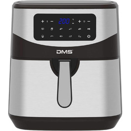 Фритюрниця DMS XXXL 7 літрів: фритюрниця, духовка, гриль, Cooker, без олії, 10 програм, цифровий дисплей, 1800 Вт, таймер, HF-7S
