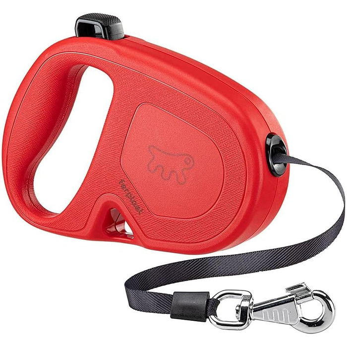 Рулетка для собак Ferplast Flippy ONE, червона, до 25 кг, 5 м