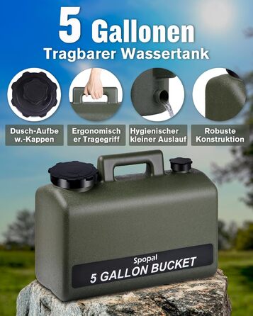 Портативна душова кабіна для кемпінгу з акумулятором 10000mAh та 20л баком. Комплект для відпочинку на природі, в авто та для миття тварин