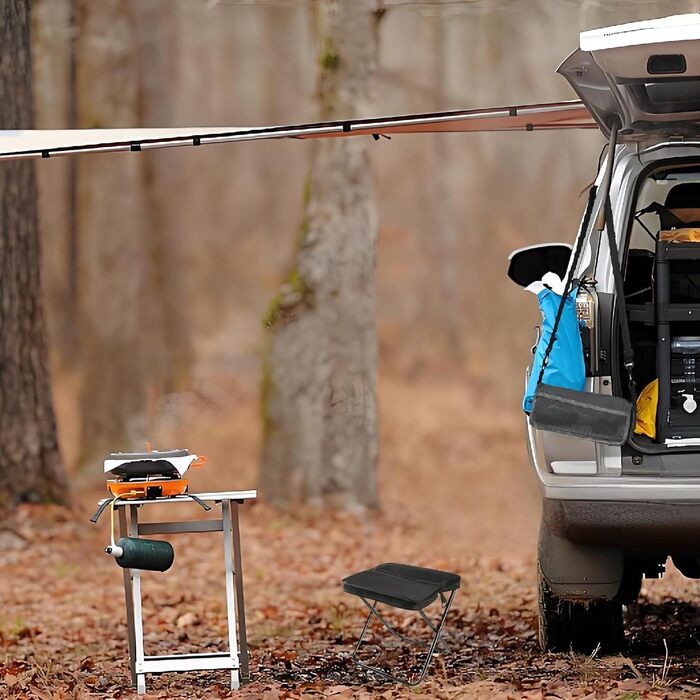 Складний садовий стільчик, туристичний стільчик для кемпінгу, риболовлі та відпочинку на природі - легкий та довговічний