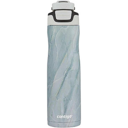 Contigo Autoseal Chill Stainless Steel Water Bottle with Autoseal Technology, Insulated Bottle Keeps Drinks Cold for Up to 28 Hours, Leak-Proof, BPA-Free, 720 ml (Amazonite)