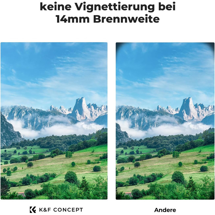 Фільтр UV K&F Concept K-Serie 77mm з кришкою об'єктива, захисний фільтр з 18-шаровим нанопокриттям