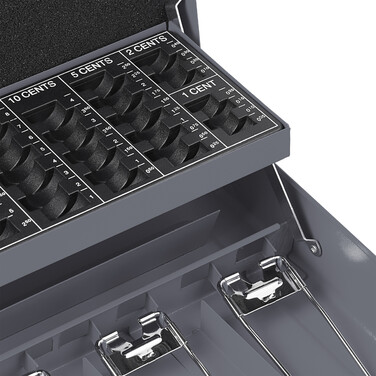 Relaxdays Combination Lock Cash Box - Euro
