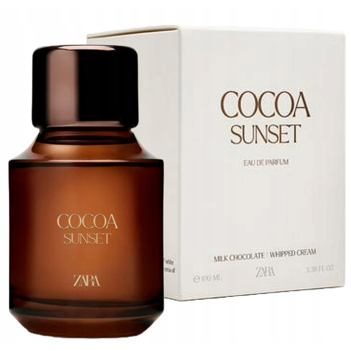 Парфумована вода Zara Cocoa Sunset, 100 мл, кремовий аромат