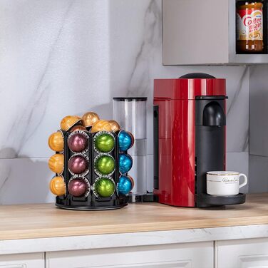 Організатор для капсул Nespresso Vertuo Carousel – чорний (60+ капсул)