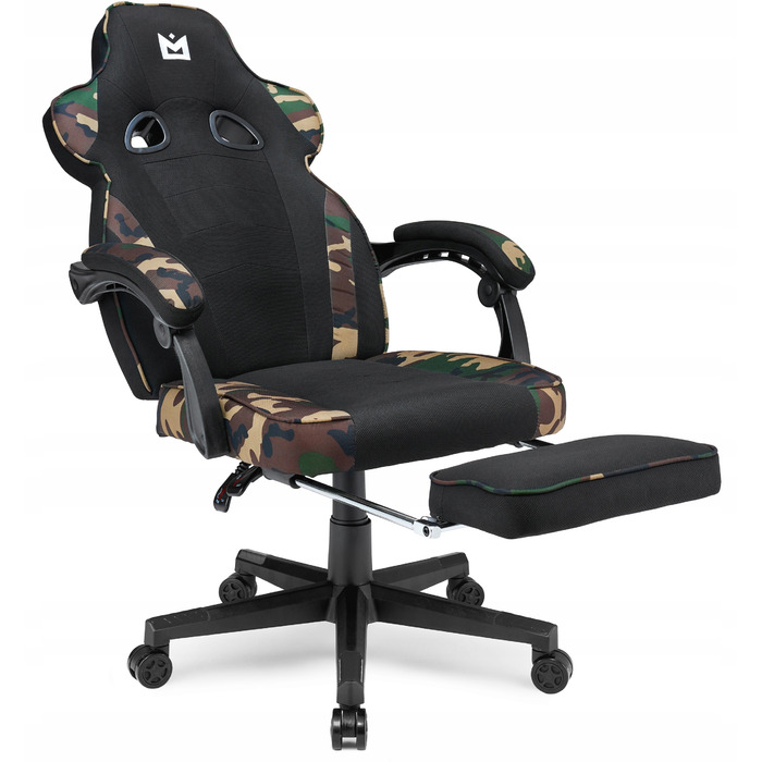 Ігрове крісло IMBA seat Emperor, тканина, чорно-сіре
