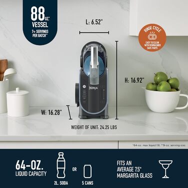 Ninja SLUSHI Professional Frozen Drink Maker with RapidChill Technology - FS301C