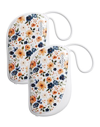 Електричні грілки для рук Ocoopa 2 шт., багаторазові 4000mAh, подарунок на Новий Рік для жінок, тонкі 1.5 см, підходять у рукавички та сумки, зимова необхідність, лімітована серія Ocoopa x Wiesengeflüster