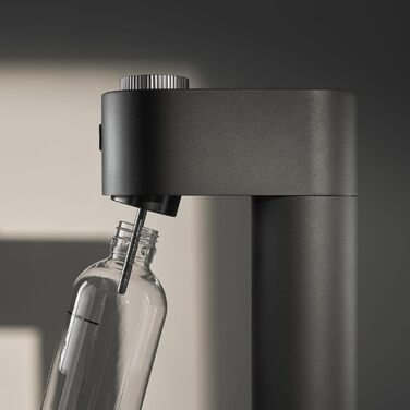 WMF Element One: Автоматичний содовий апарат з нержавіючої сталі, 3 рівні газування, чорний лава