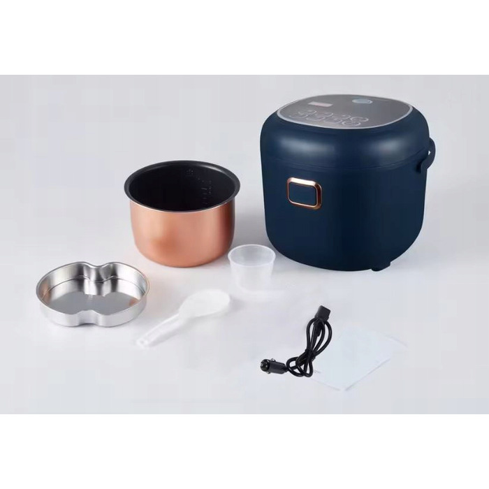 Автомобільна рисоварка 2 л, 200 Вт, 12В/24В, 8 програм приготування