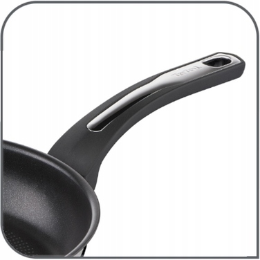 Набір сковорідок Tefal Emotion, титанове покриття, сріблясті, 3 предмети