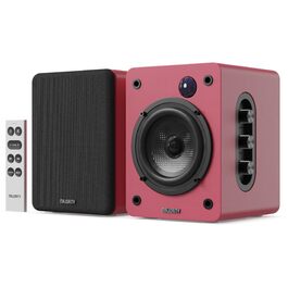 Активні колонки Majority D50X | 60W, 2.0, Hi-Fi, Bluetooth 5.3, HDMI ARC, AUX, USB | Студійний монітор з кобальтового шасі (каштанове дерево)