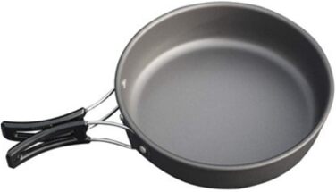 Набір кухонного посуду для кемпінгу JZK на 2-3 особи: складний казанок, сковорода, чайник, алюміній. Для пікніків, кемпінгу та подорожей