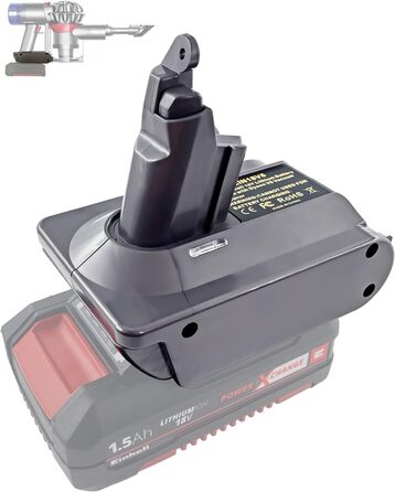 Адаптер для акумулятора Dyson V7 V8, MT18V7V8. Конвертер Makita 18V на акумулятор Dyson 21.6V V7(SV11) V8(SV10) Fluffy Animal Trigger. Адаптер Einhell на Dyson V6