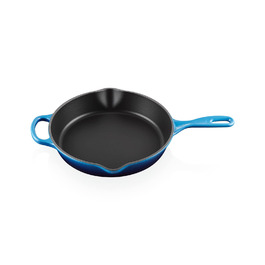 Чавунна сковорода Le Creuset Signature 26 см, 2 л, Azure - для всіх плит та духовки