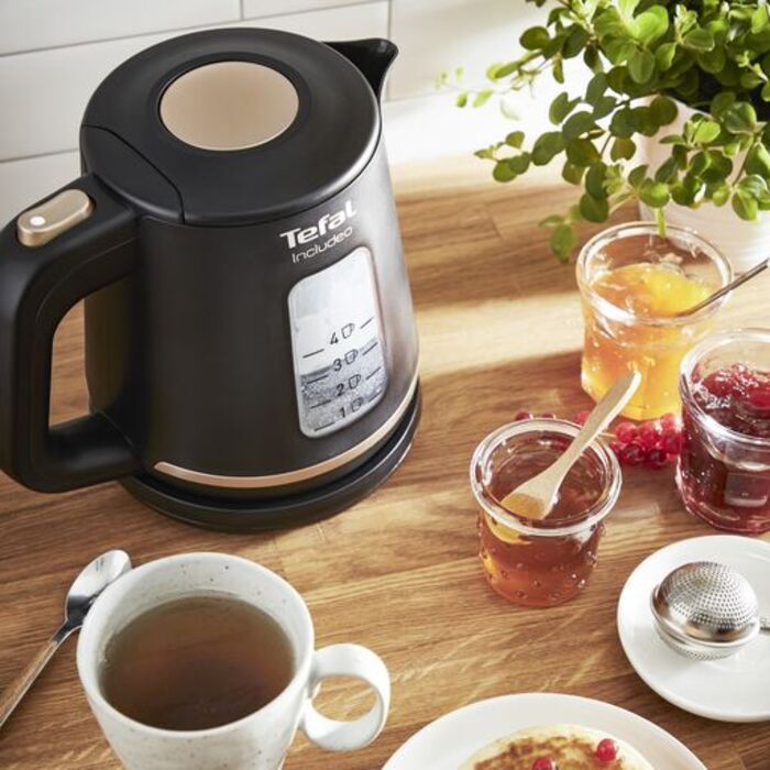 Електричний чайник Tefal KI533811, 2400 Вт, 1 л, чорний
