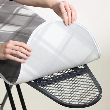 Набір для прасування KADAX з шнурком, практичний чохол для прасувальної дошки, замінний чохол для прасувальної дошки для парових прасок (в клітинку M)