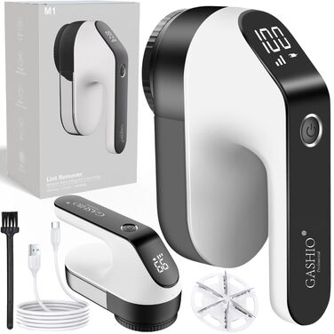 Електричний видальник пуху та ниток M1 – потужний прилад для одягу. Lint Remover, Fabric Shaver, Entfussler, Flusenentferner. Ідеально підходить для текстилю та светрів.