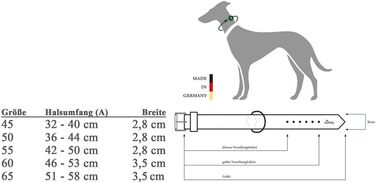 Нашийник для собак HUNTER SOFTIE STONE, штучна шкіра, з аплікаціями, легкий у догляді, (55 см, коричневий/чорний)
