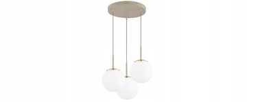 Підвісна люстра Elko-Lighting Milo Ecru — 3 точки освітлення, цоколь E27