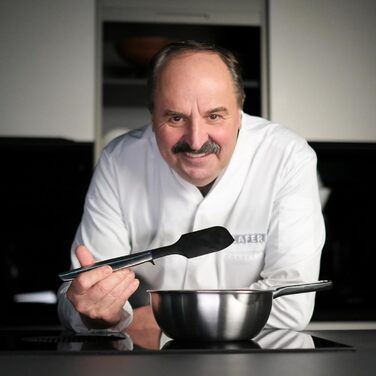 Тістоміс Johann Lafer Turbo з нержавіючої сталі: ергономічна ручка та сплющені дроти для легкості | Точність, швидкість та задоволення