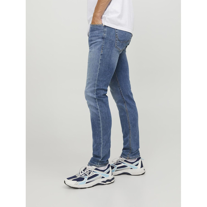 Джинси чоловічі JACK & JONES Jjiglenn Original AM 817 Noos, блакитні, Smart Casual, 31W 36L