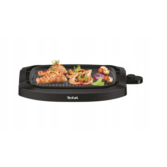Електричний контактний гриль Tefal CB6A0830, чорний, 2000 Вт