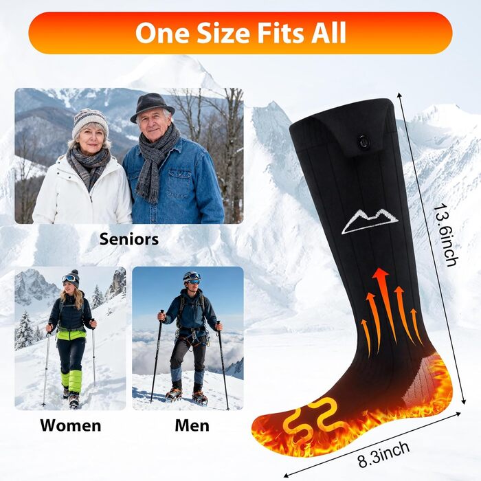 Loowoko Гріючі шкарпетки - зігрійте ноги в холодну погоду