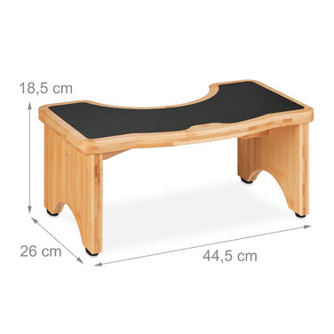 Bamboo Toilet Stool