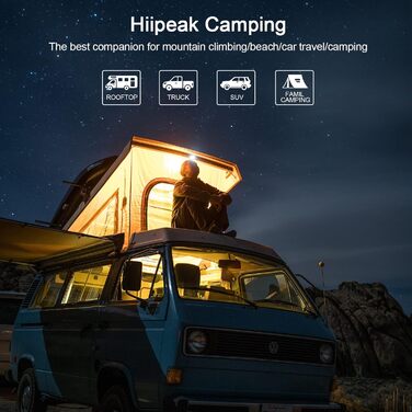 HiiPeak Isomatte: самонадувна туристична каремат з інтегрованими подушками. Легка, компактна, з насосом. Ідеальна для кемпінгу та відпочинку на природі.