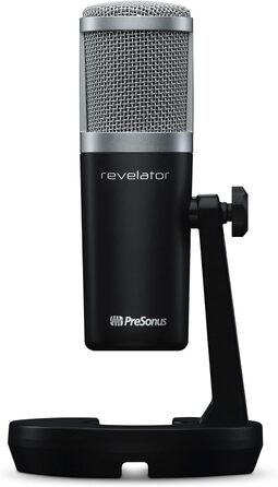 PreSonus Revelator USB-Конденсаторний мікрофон для запису, подкастингу та стрімінгу з програмним забезпеченням Revelator