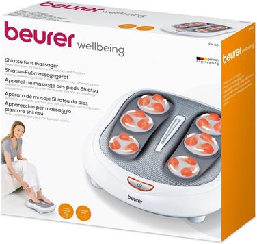 Масажер Beurer FM 70 Shiatsu для ніг та спини з підігрівом, автоматичне вимкнення