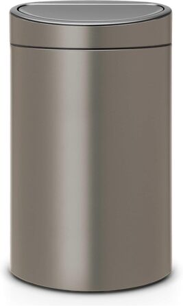 Відро для сортування сміття Brabantia з сенсорною кришкою, 2 відра (10л / 23л), Бежеве, 33 літри, Platinum