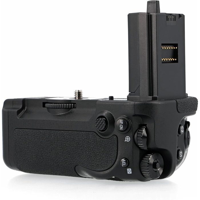 Ручка-акумулятор для Canon EOS RP & R8, сумісна з Sony a9 III a1 II, VG-C5, чорна. Місце для 2 акумуляторів, ергономічна, вертикальна та горизонтальна зйомка. Аналог EG-E1