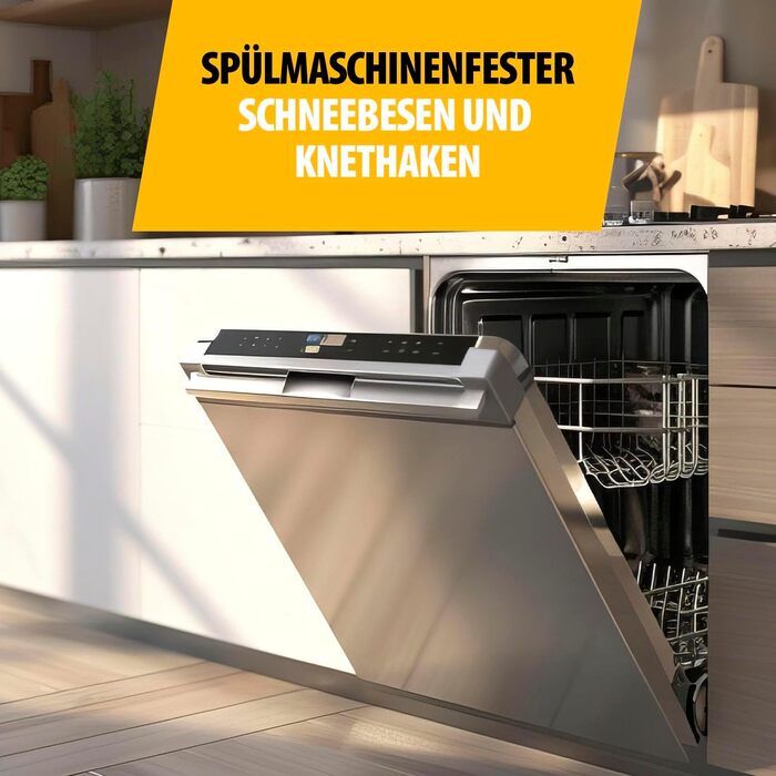 Міксер ручний Tristar MX-4203: 5 швидкостей, 200W, нержавіюча сталь, ергономічний дизайн