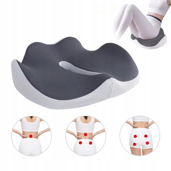 Ортопедична подушка для копчика з ефектом пам'яті (Memory Foam)