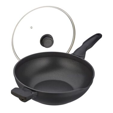 Relaxdays Wok Pan with Lid