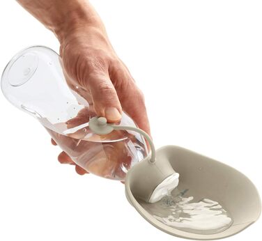 Складана пляшка для води HUNTER Outdoor з силікону, бежева, універсальний розмір