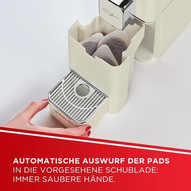 POLTI Coffea S15W: Еспресо-машина з резервуаром 0,85 л (білий/бежевий)