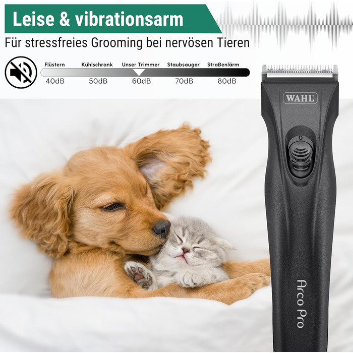 Професійна собача машинка Moser Arco Pro Agrarzone Edition: 2 акумулятори, набір гребенів, триммер для собак, котів та догляду за тваринами