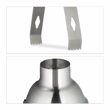 Relaxdays Stainless Steel 5-Piece Cocktail Set