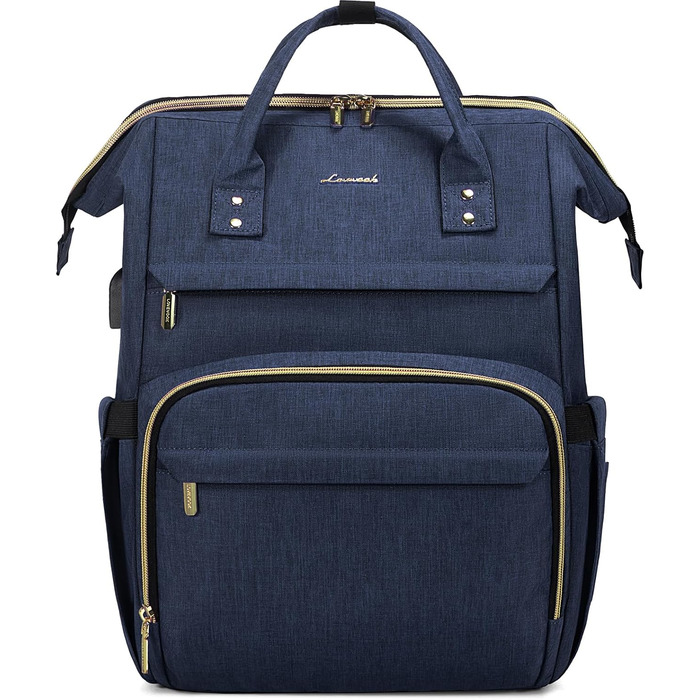 LOVEVOOK Рюкзак для жінок, шкільний/університетський, водонепроникний, з USB-портом, для роботи, подорожей, 17