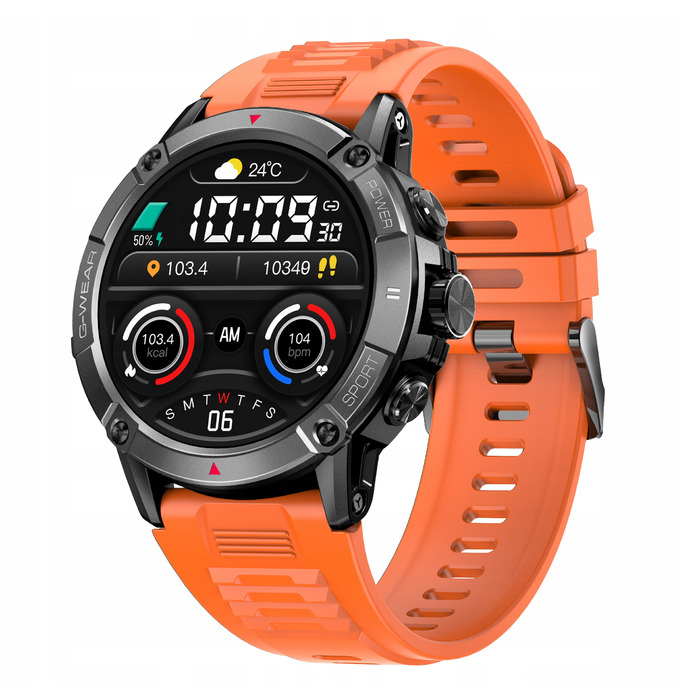 Смарт-годинник G-Wear чорний з функцією Bluetooth-дзвінків