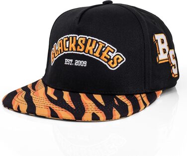 Чорна кепка Snapback Blackskies® з візерунками та різними кольорами | Бейсболка для чоловіків та жінок, кепка з замші, літня шапка для відпочинку, вуличний стиль, Outdoor, унісекс, розмір універсальний (Beast Mode)