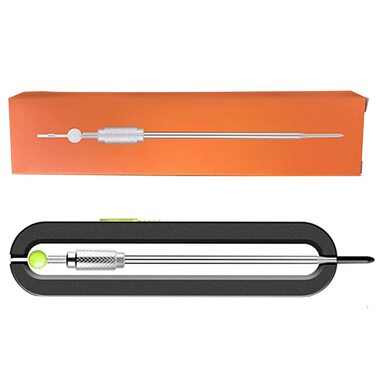 Uzone Wireless Meat Thermometer, Digital Bluetooth Thermometer with APP 100m Remote Monitoring, Grill Thermometer for Smoker Roasting BBQ Oven Thermometer, LCD Backlit Screen, 4 Probes (Probe)