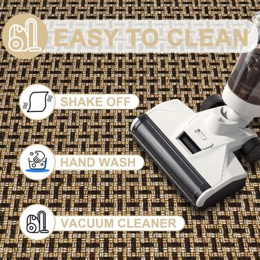 При Entrance килимок для входу LEKEEPGO 60x90 см, протиковзний вологопоглинаючий килим для дому та дверей, чорний