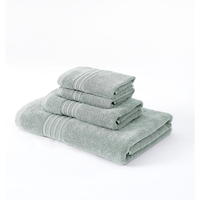 Набір рушників Modern Threads Ophelia Reh: 2 великі, 2 середні, 2 маленькі, сірий, жаккард