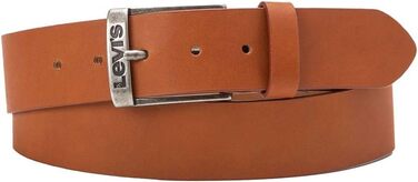 Чоловічий шкіряний ремінь Levi's New Duncan, колір коньяк (70)