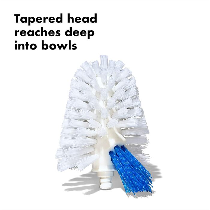 OXO Good Grips Toilet Brush with Rim Cleaner Replacement Head Refill Pack